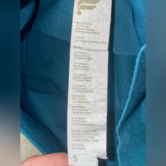 Fabletics Sync High-Waisted Perforated 7/8 Legging - Picture 13 of 13